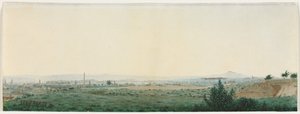 Landschap Nabij Parijs door Léon Bonvin