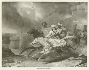 Ontvoering van Rebecca door Léon Cogniet