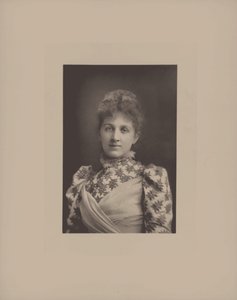 Portret van de pianiste en componiste Liza Lehmann 1862-1918