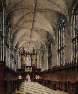 Interieur van de kapel van New College na latere 18e-eeuwse wijzigingen, c.1870 door Loraine Salome Estridge