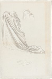 Studie voor "De Wijze en Dwaze Maagden" door Lord Leighton Frederic