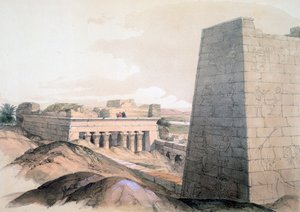 Tempel van Edfu, Egypte door Lord Wharncliffe