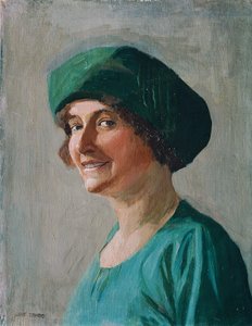 Zelfportret door Lore Scheid