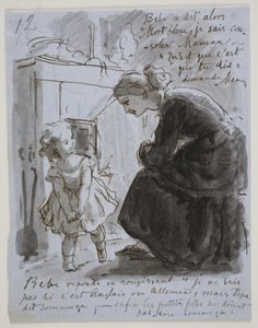 Baby thuis door Lorenz Frølich