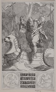 De dood van Bue. De expeditie van de Jomsborgers tegen Hakon door Lorenz Frølich