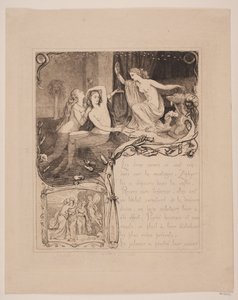 Illustratie nr. 7 voor "L`Amour et Psyché" door Lorenz Frølich