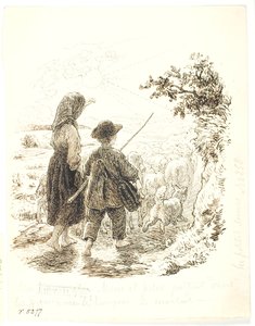 Marie en Jujules als schaapherders
