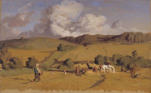 Landschap bij Holmstrup, Zeeland door Lorenz Frølich