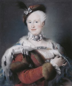 Portret van Infanta Maria Luisa van Spanje 1745-1792, Heilige Roomse Keizerin, 1763