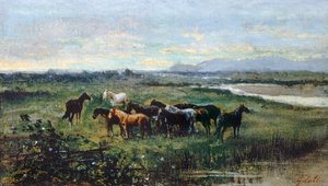 Wilde Paarden, circa 1870