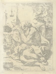 De heilige Hieronymus door Lorenzo Loli