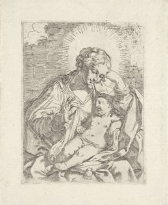 Maria met Kind door Lorenzo Loli