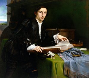 Adeliger, in zijn studio (na de restauratie)