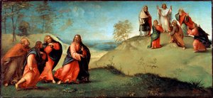 Christus leidt de apostelen naar de berg Tabor, 1512