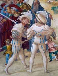 Martelaarschap van Sint Barbara, detail (detail)
