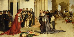 St. Dominicus wekt Napoleone Orsini op