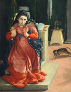 De Annunciatie van Recanati, circa 1532 door Lorenzo Lotto