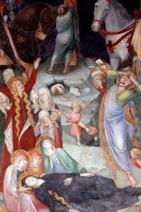 De Kruisiging, detail door Lorenzo Salimbeni