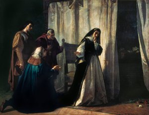 Koningin Johanna I, ook wel Johanna de Waanzinnige (Juana la Loca) (1479-1555) door Lorenzo Valles