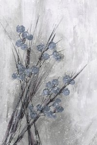 Berijpte blauwe takken