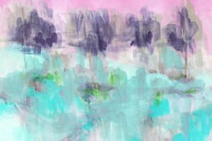 Rustig abstract landschap door Lori Ann Folz