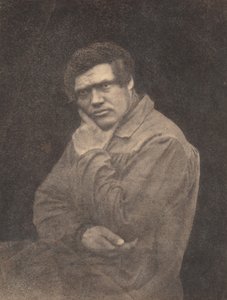 Portret van een man,eind jaren 1840 (foto) door Louis Adolphe Baron Humbert de Molard