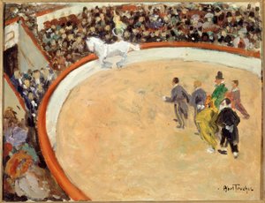 Frans: Le cirque Médrano, boulevard Rochechouard door Louis Abel Truchet