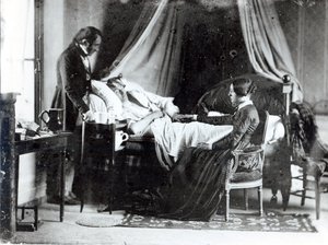 Het Bezoek van de Dokter aan de Patiënt, c.1840-50