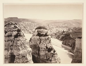 Etretat door Louis Alphonse Davanne