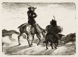 Don Quichot en Sancho Panza door Louis Anquetin