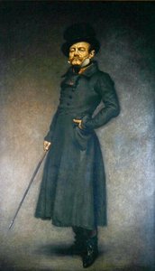 Firmin Gemier (1869-1933) in de rol van kolonel Bridau in het toneelstuk 