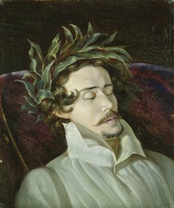 De schilder Erwin Speckler op zijn sterfbed door Louis Asher