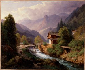 Landschap van Zwitserland