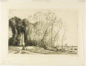 Prachtige herfstochtend door Louis Auguste Lepère