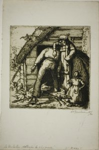 De poelier door Louis Auguste Lepère