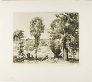 Naar Gentilly door Louis Auguste Lepère