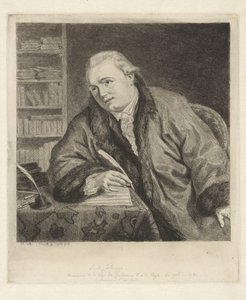 Portret van de componist en etser Johan Antoni Kauclitz Colizzi door Louis Bernard Coclers
