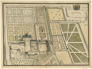 Abdij van Bourgueil, algemeen plan