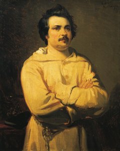 Portret van Honoré de Balzac door Louis Boulanger