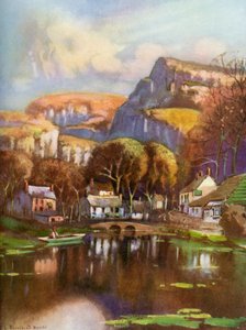 Cheddar Gorge, Somerset, 1924-1926 door Louis Burleigh Bruhl