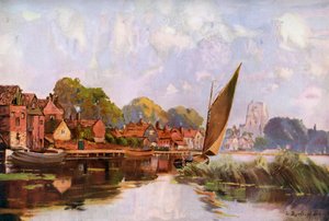 Op de rivier bij Beccles, Suffolk, 1924-1926