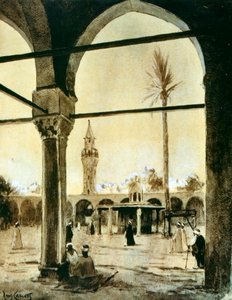 Moskee, Caïro, Egypte, 1928 door Louis Cabanes