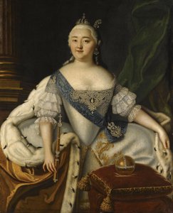 Portret van Keizerin Elisabeth 1709-1762