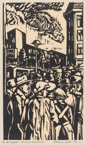 Na het ongeval door Louis Cardinaals (signed by artist)