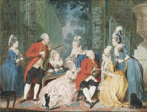 Maatschappij in het Palais Royal
