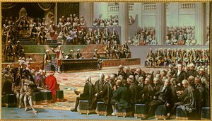 Opening van de Staten-Generaal in Versailles op 5 mei 1789 door Louis Charles Auguste Couder