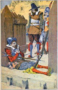 Belegering van La Rochelle door Louis Charles Bombled