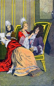 Familie van Lodewijk XIV door Louis Charles Bombled