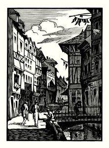 Illustratie voor Madame Bovary door Gustave Flaubert door Louis Claudel