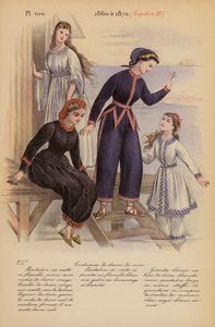 Franse mode: 1860 tot 1870, Napoleon III door Louis Colas